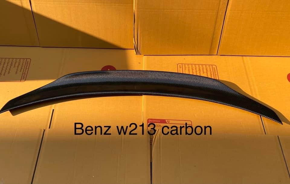 Benz w213 e-class  spoiler Carbon (ของใหม่)จากโรงงาน